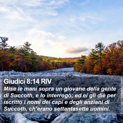 Giudici 8:14 RIV Bible Verse Image