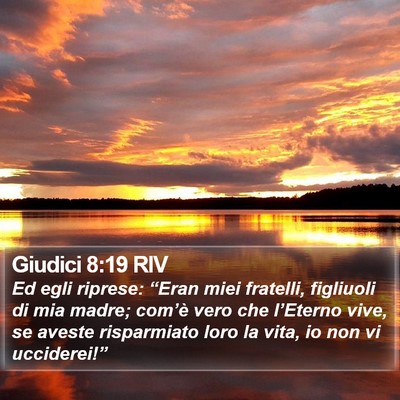 Giudici 8:19 RIV Bible Verse Image