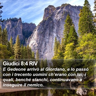 Giudici 8:4 RIV Bible Verse Image