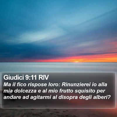 Giudici 9:11 RIV Bible Verse Image