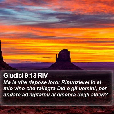 Giudici 9:13 RIV Bible Verse Image