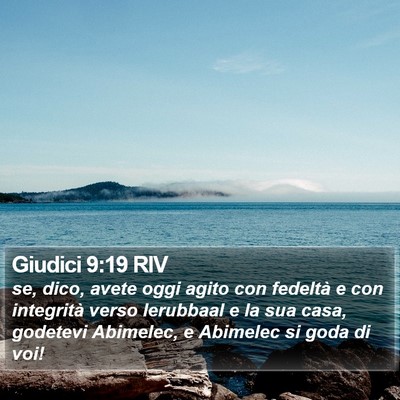 Giudici 9:19 RIV Bible Verse Image