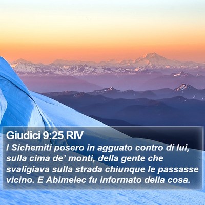 Giudici 9:25 RIV Bible Verse Image