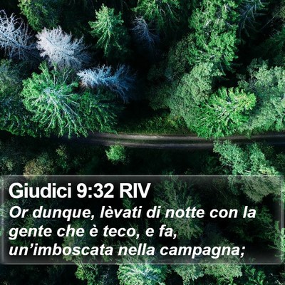 Giudici 9:32 RIV Bible Verse Image