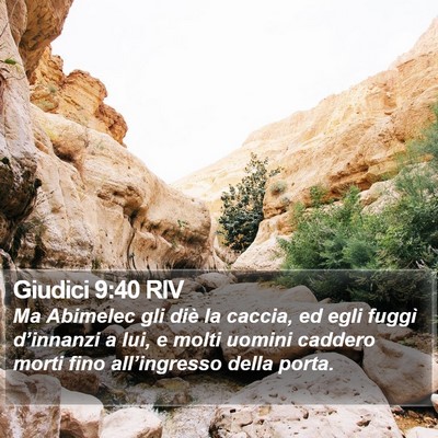 Giudici 9:40 RIV Bible Verse Image