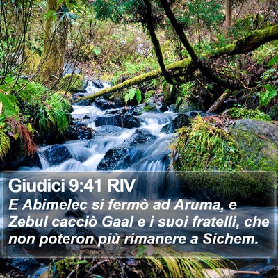 Giudici 9:41 RIV Bible Verse Image