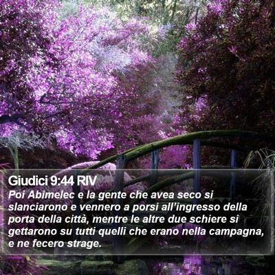Giudici 9:44 RIV Bible Verse Image