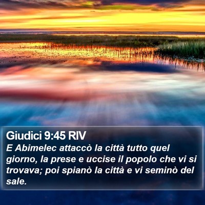 Giudici 9:45 RIV Bible Verse Image