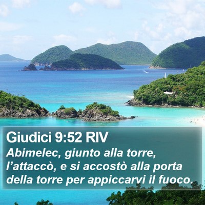 Giudici 9:52 RIV Bible Verse Image