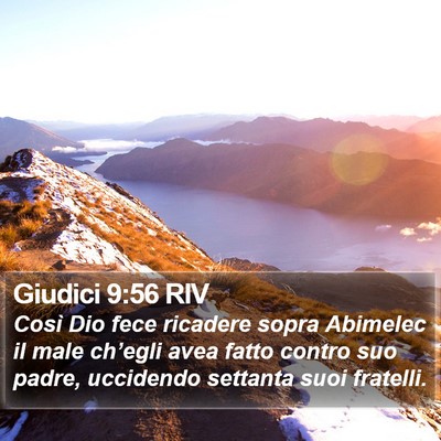 Giudici 9:56 RIV Bible Verse Image