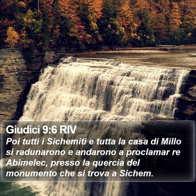 Giudici 9:6 RIV Bible Verse Image