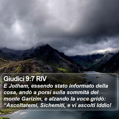 Giudici 9:7 RIV Bible Verse Image