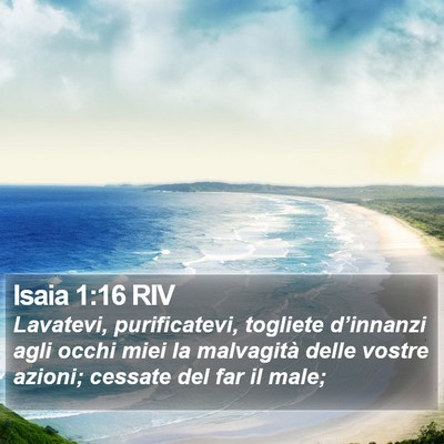 Isaia 1:16 RIV Bible Verse Image