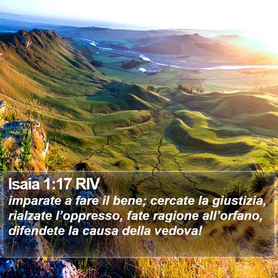 Isaia 1:17 RIV Bible Verse Image