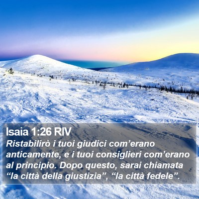 Isaia 1:26 RIV Bible Verse Image