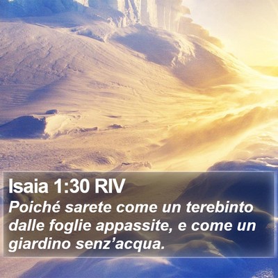 Isaia 1:30 RIV Bible Verse Image