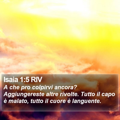 Isaia 1:5 RIV Bible Verse Image