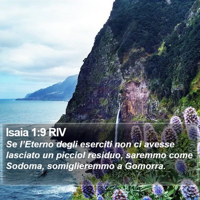 Isaia 1:9 RIV Bible Verse Image