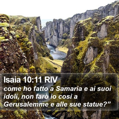 Isaia 10:11 RIV Bible Verse Image