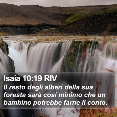 Isaia 10:19 RIV Bible Verse Image