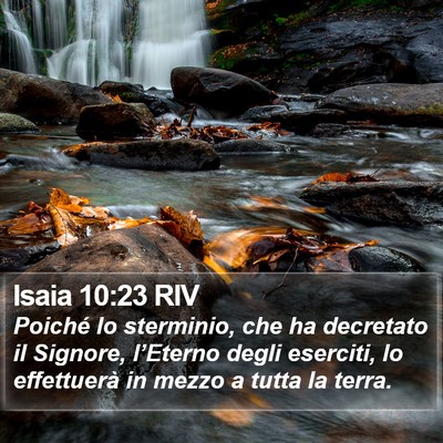 Isaia 10:23 RIV Bible Verse Image