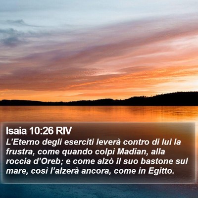 Isaia 10:26 RIV Bible Verse Image