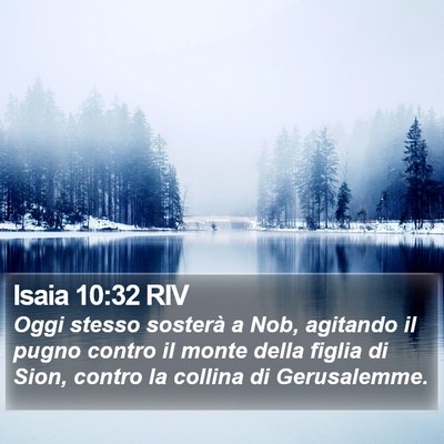 Isaia 10:32 RIV Bible Verse Image