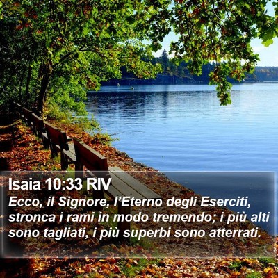 Isaia 10:33 RIV Bible Verse Image