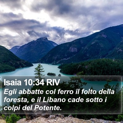 Isaia 10:34 RIV Bible Verse Image
