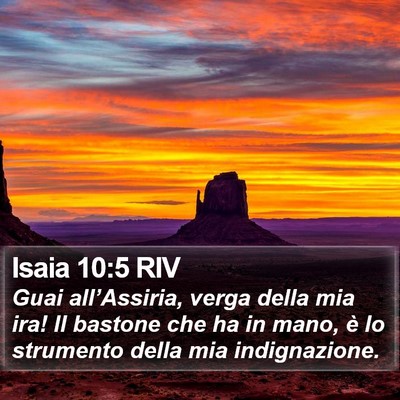 Isaia 10:5 RIV Bible Verse Image