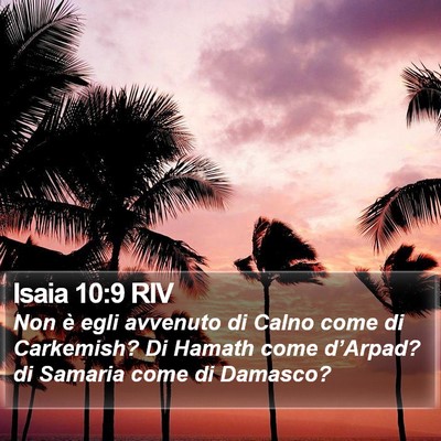 Isaia 10:9 RIV Bible Verse Image