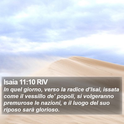 Isaia 11:10 RIV Bible Verse Image