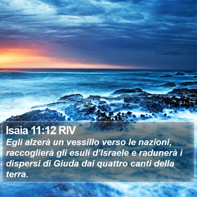 Isaia 11:12 RIV Bible Verse Image
