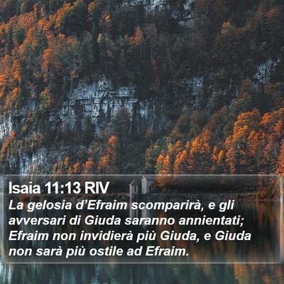 Isaia 11:13 RIV Bible Verse Image