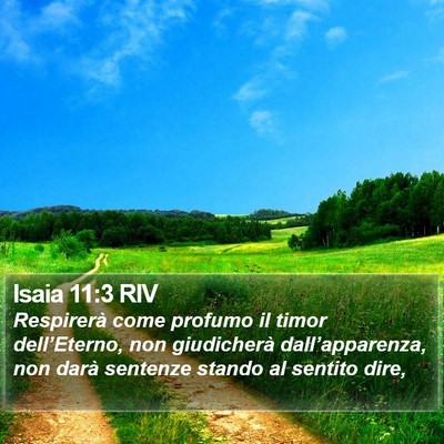 Isaia 11:3 RIV Bible Verse Image