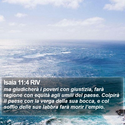 Isaia 11:4 RIV Bible Verse Image