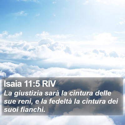 Isaia 11:5 RIV Bible Verse Image