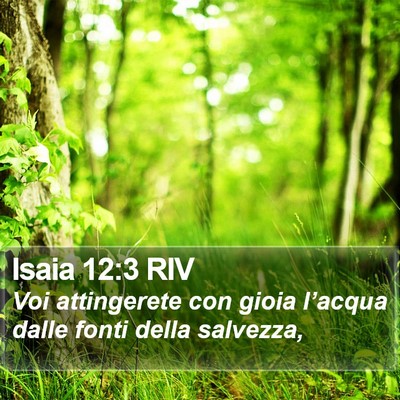 Isaia 12:3 RIV Bible Verse Image