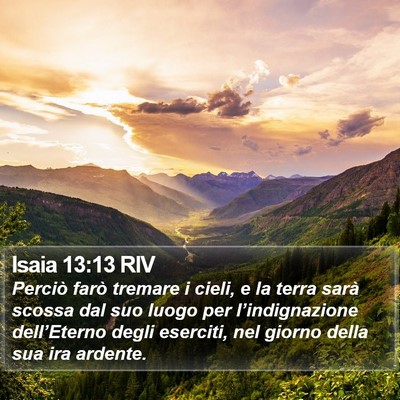Isaia 13:13 RIV Bible Verse Image