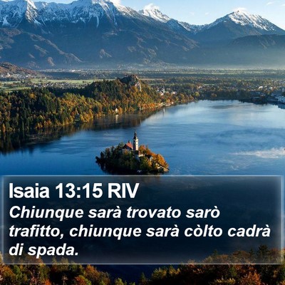 Isaia 13:15 RIV Bible Verse Image