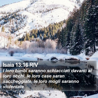 Isaia 13:16 RIV Bible Verse Image