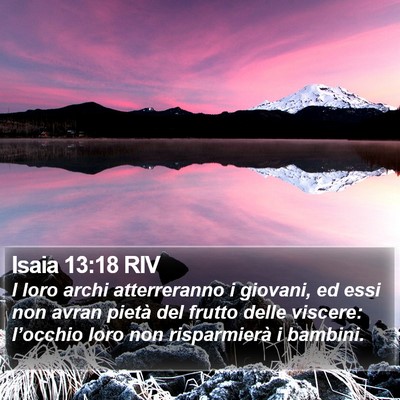 Isaia 13:18 RIV Bible Verse Image