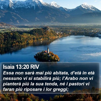 Isaia 13:20 RIV Bible Verse Image