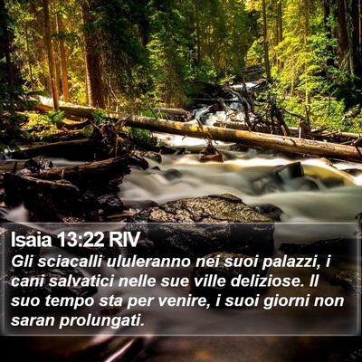 Isaia 13:22 RIV Bible Verse Image