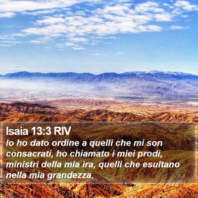 Isaia 13:3 RIV Bible Verse Image