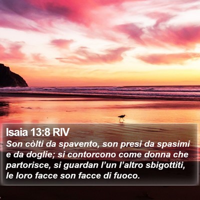 Isaia 13:8 RIV Bible Verse Image