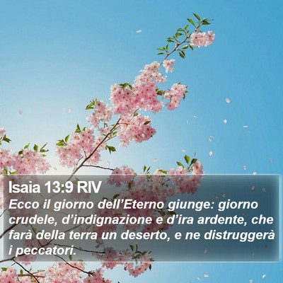Isaia 13:9 RIV Bible Verse Image