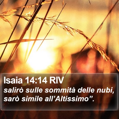 Isaia 14:14 RIV Bible Verse Image