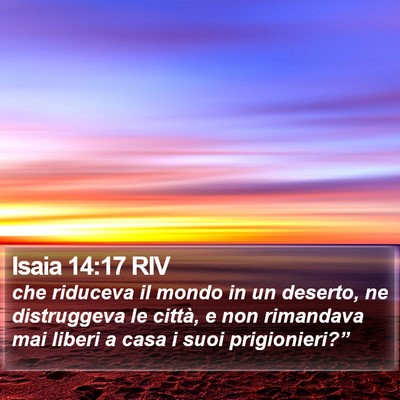 Isaia 14:17 RIV Bible Verse Image