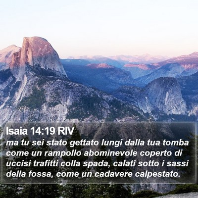 Isaia 14:19 RIV Bible Verse Image